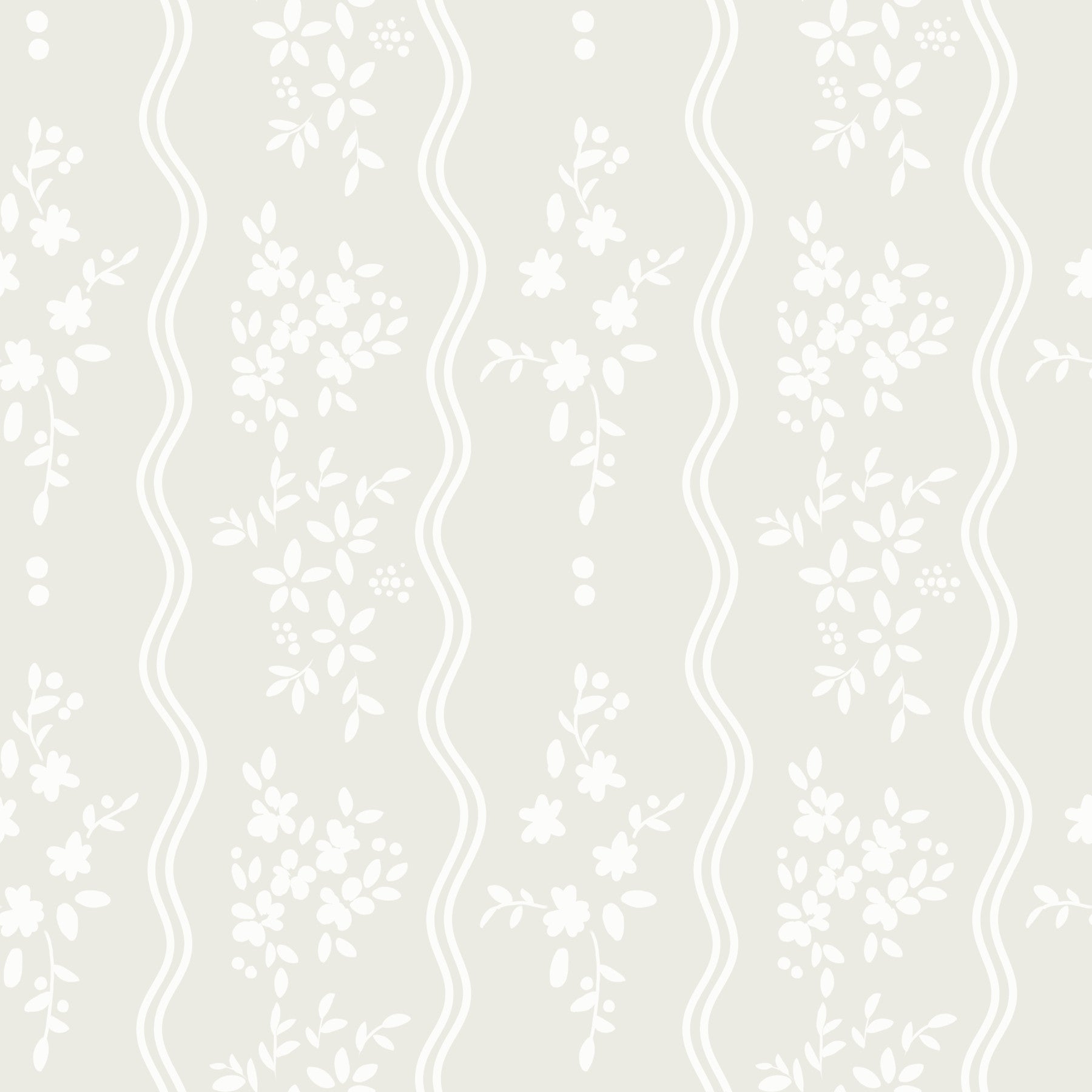 Serene Nordic Meadows Beige Wallpaper⁠