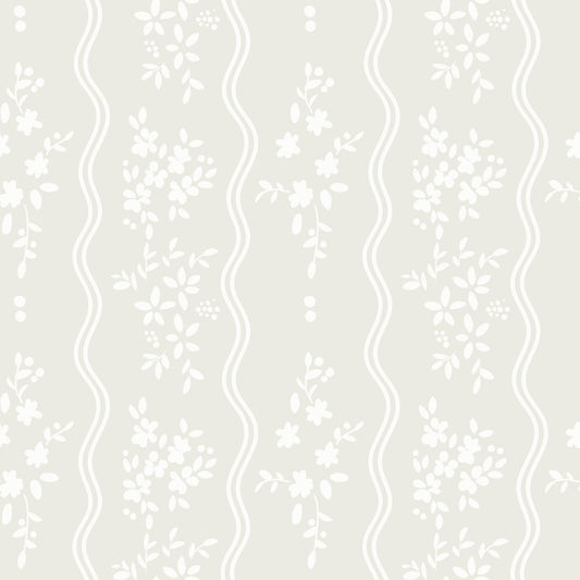 Serene Nordic Meadows Beige Wallpaper Wallpaper⁠