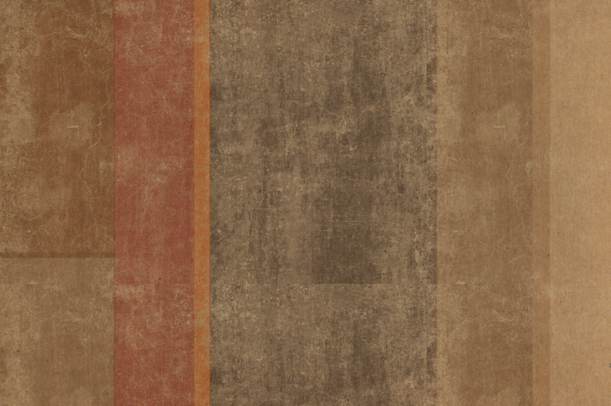 Rustic Earth Tones Color Block Wall Mural