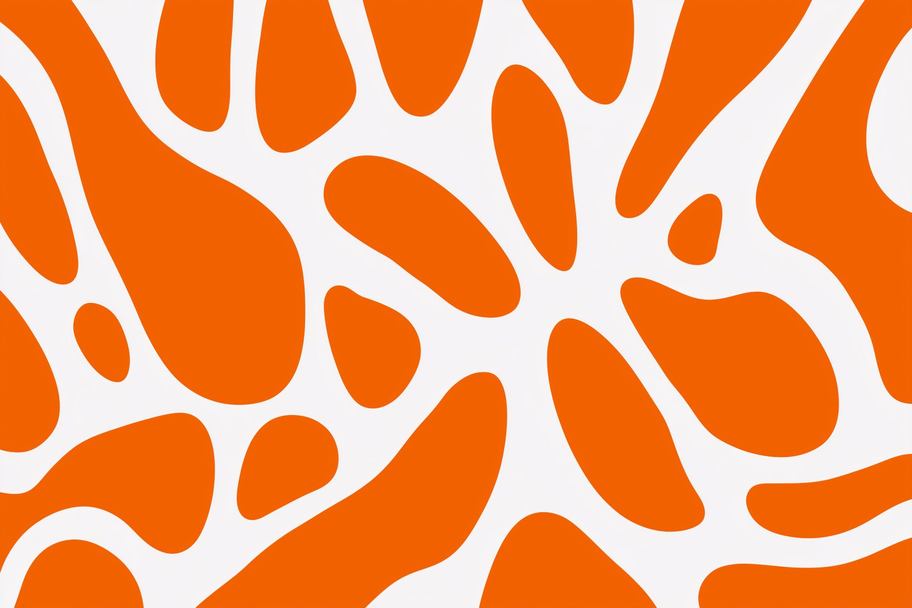 Tangerine retro wall mural warming a relaxed living room, GD10806
