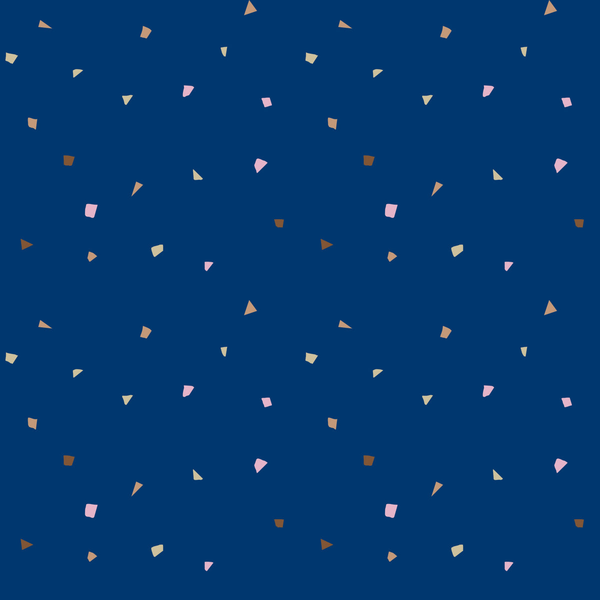 Midnight Confetti Terrazzo Wallpaper⁠ in your room — zoomed