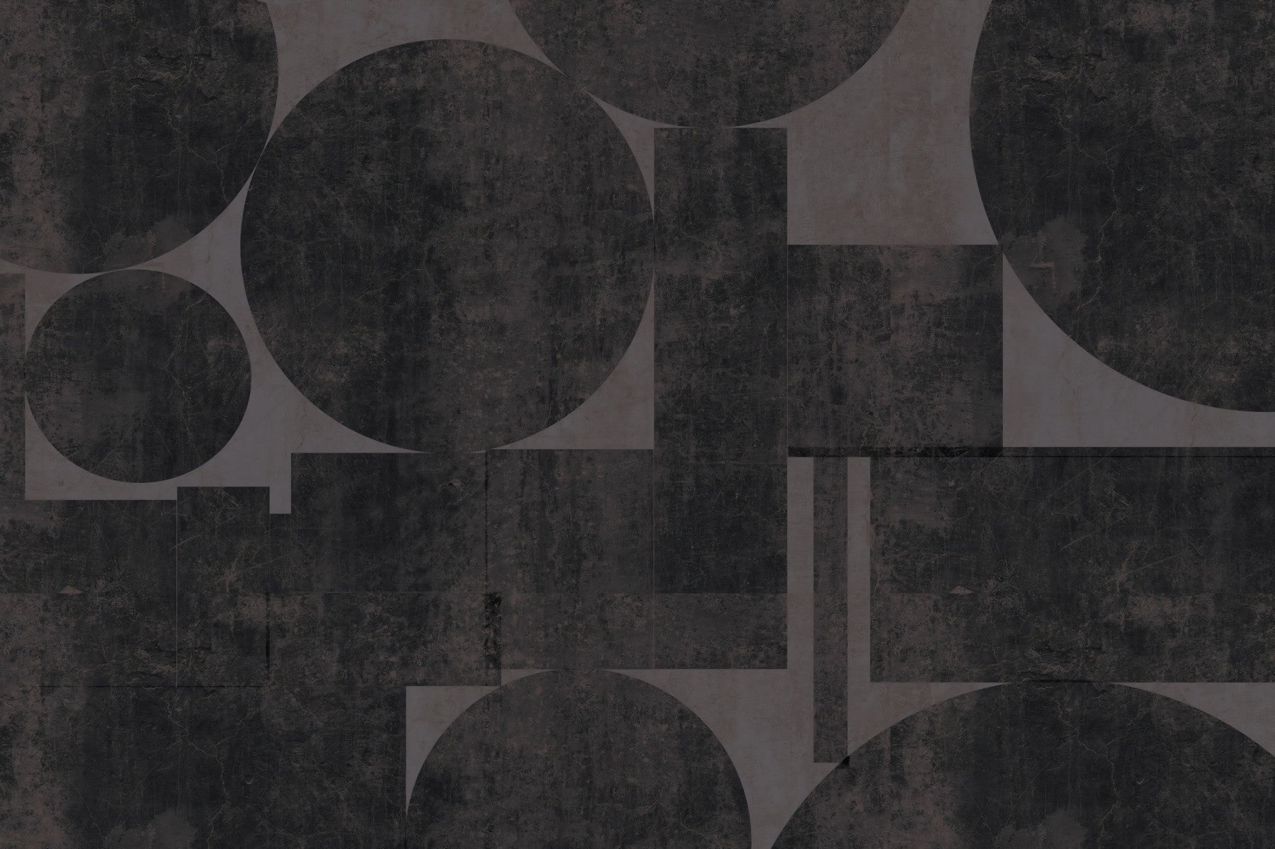 Industrial Charcoal Geometric Wall Mural Wall Mural