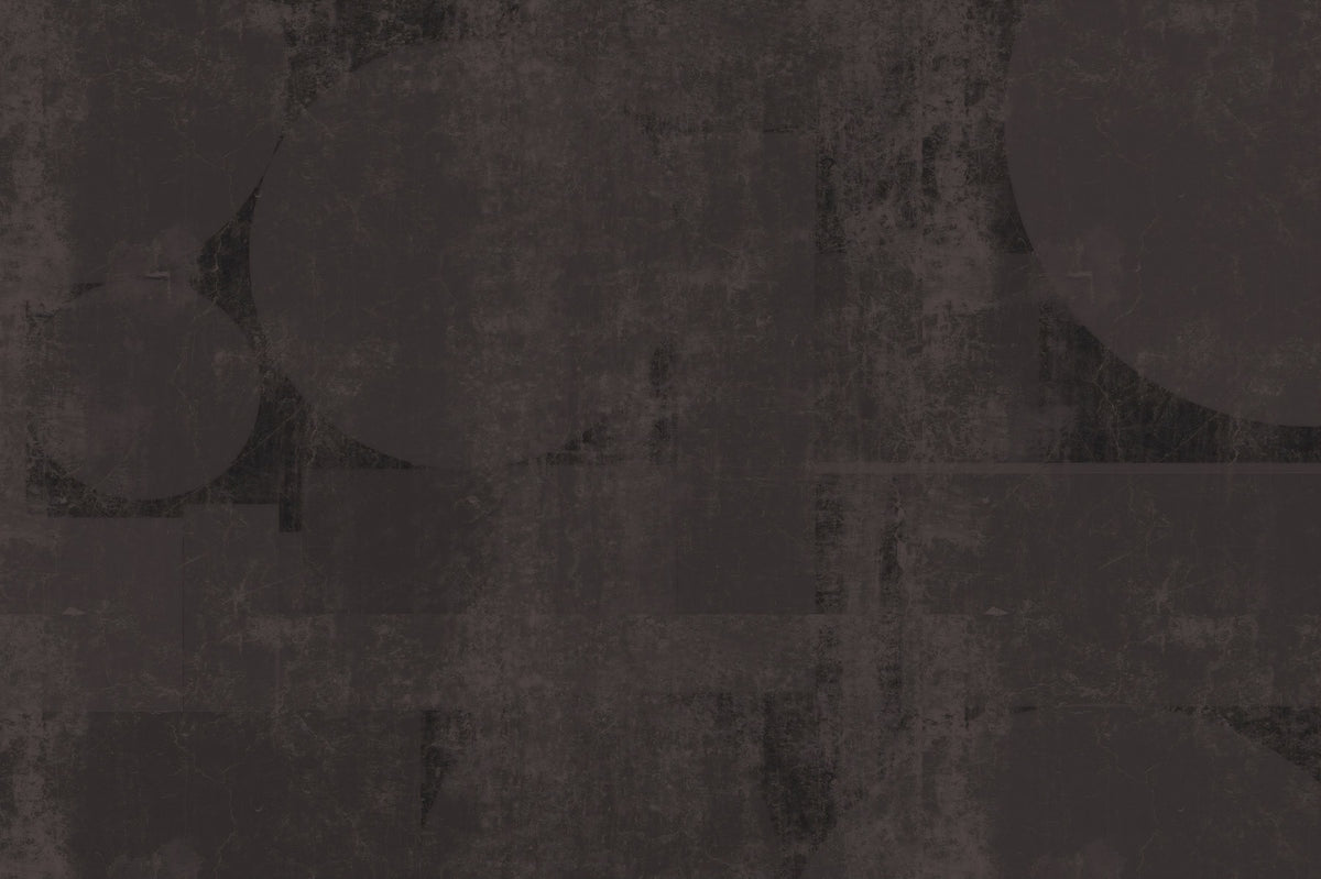 Industrial Charcoal Abstract Shapes Wall Mural in your room — zoomed