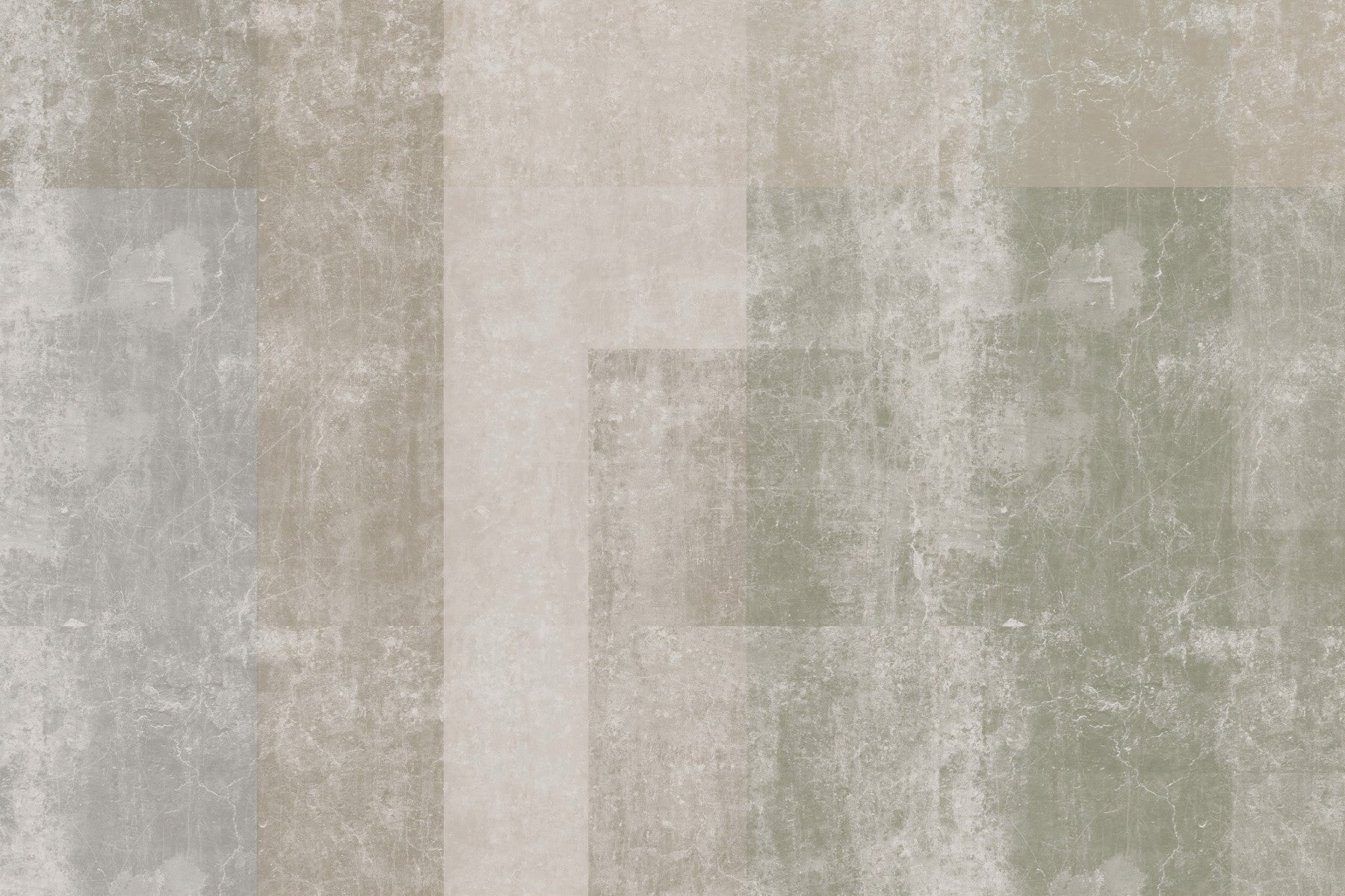 Muted Geometric Concrete Panels wall mural set behind a bedroom GD10863
