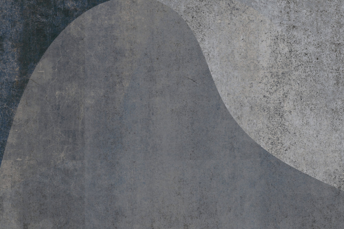 Slate Arches Abstract Industrial Wall Mural in your room — zoomed