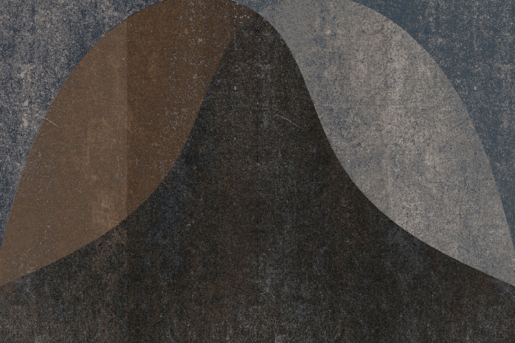Earthy Textured Arches Abstract Wall Mural Wall Mural