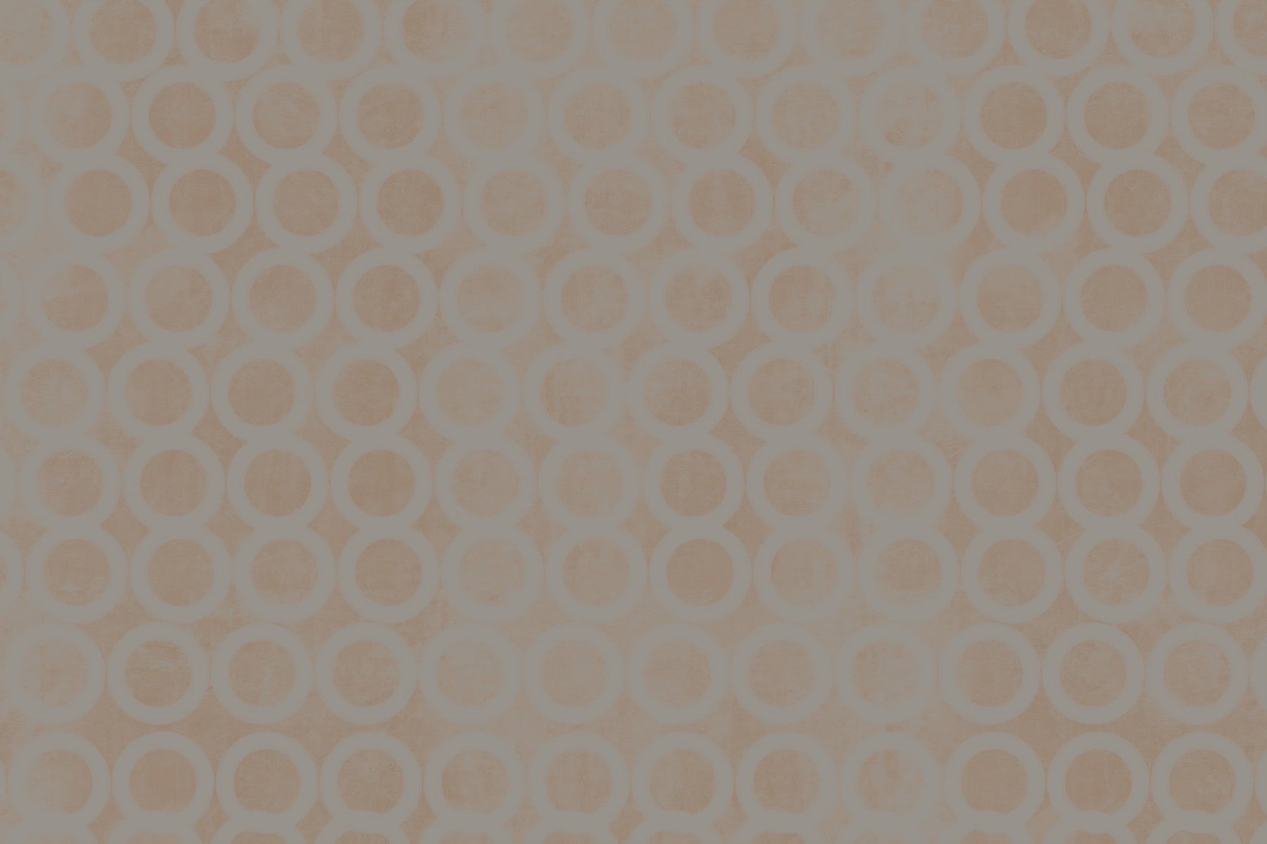 Taupe Interlocking Rings Geometric Wallpaper Wall Mural