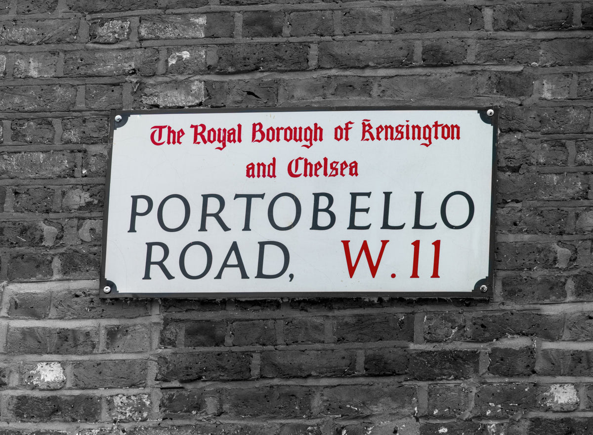 West London Borough Brick Wall Wall Mural in your room — zoomed