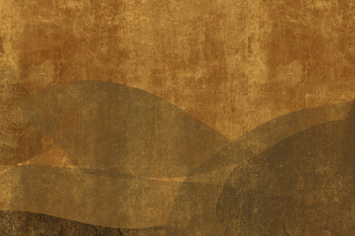 Earthy Tuscan Slopes Textured Art Wall Mural in your room — zoomed