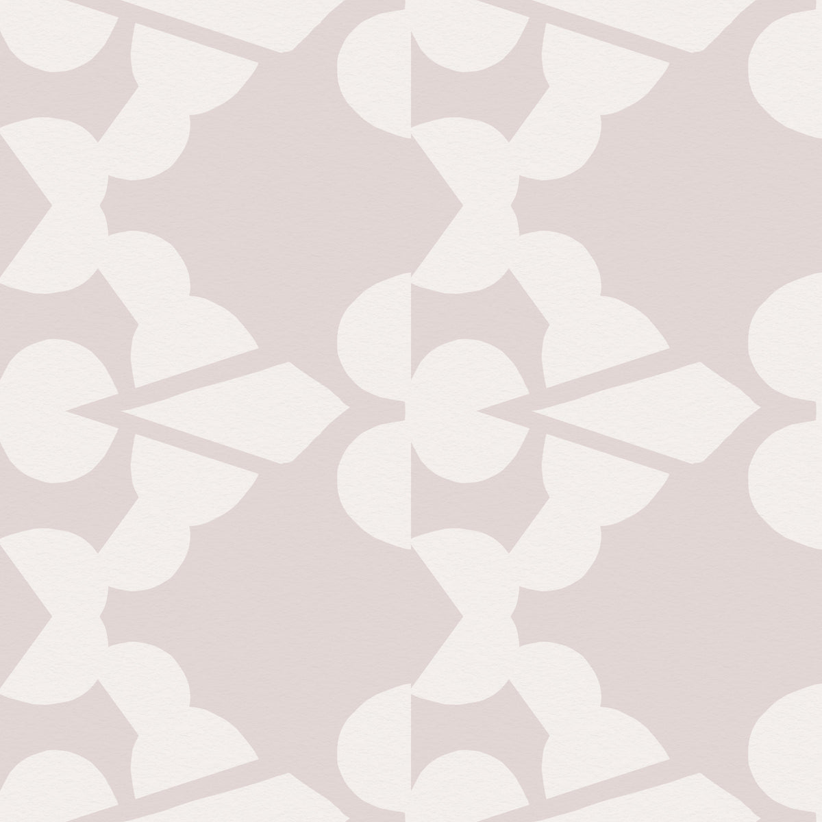 Abstract Organic Geometry in Warm Alabaster Wallpaper⁠
