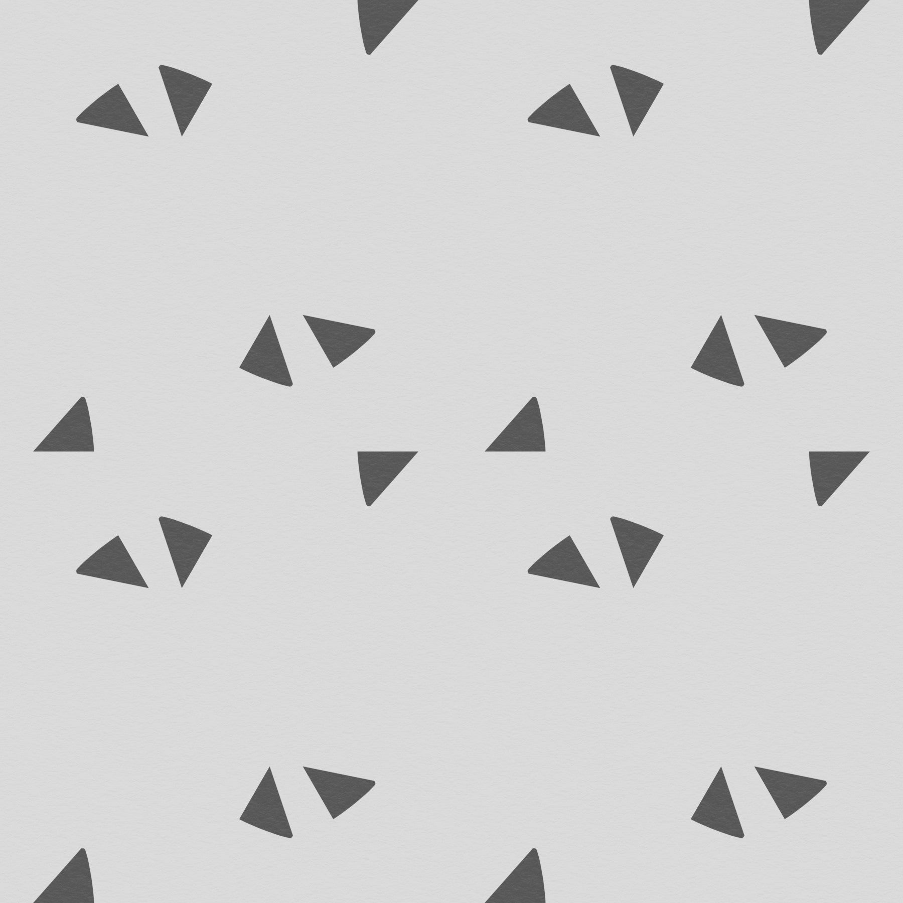 Nordic Charcoal Triangle Geometric Wallpaper⁠
