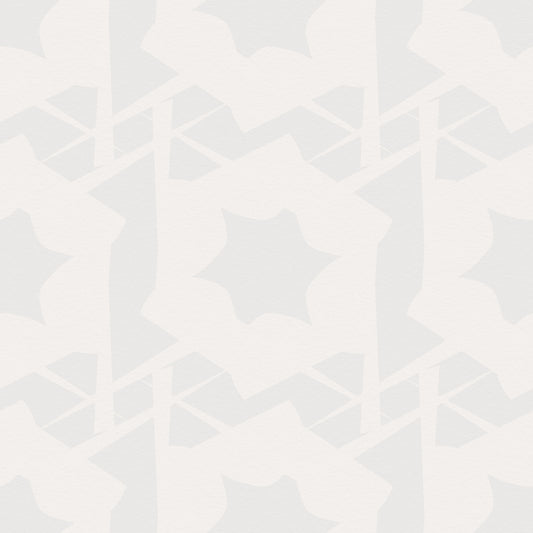 Quiet Geometric Star Motif Wallpaper⁠