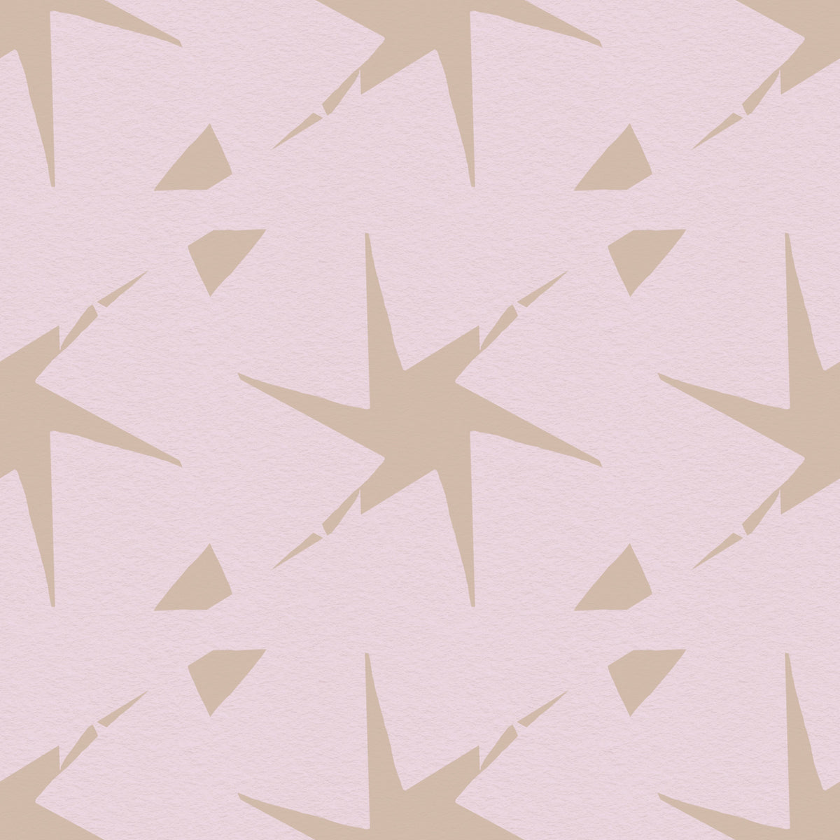 Retro Starburst Pale Pink Geometric Wallpaper⁠ in your room