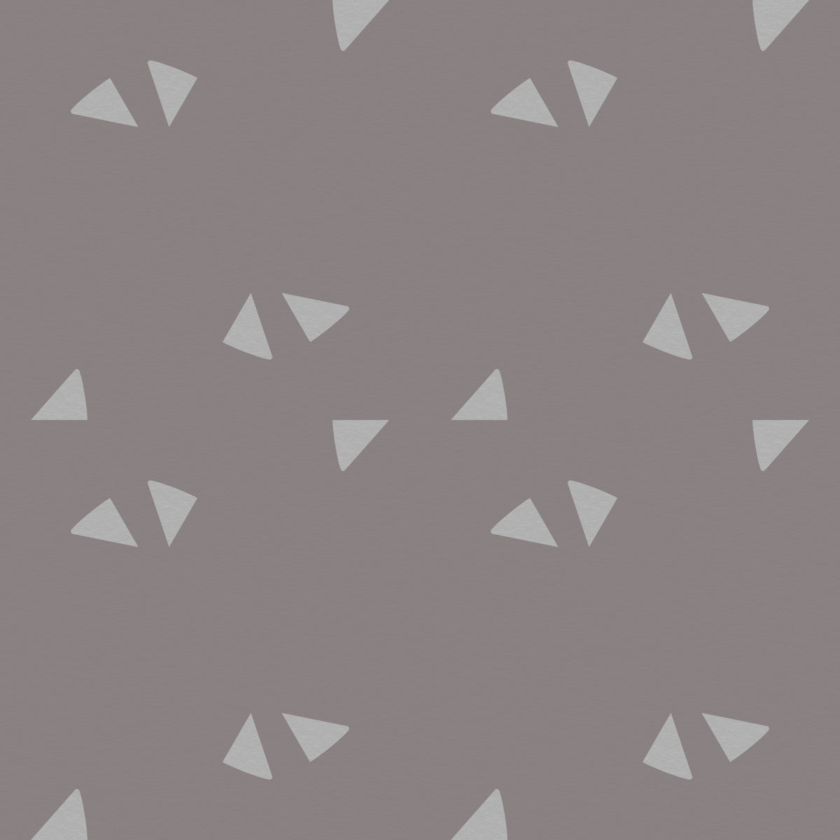Scandi Minimalist Triangles in Soft Mauve Wallpaper⁠ in your room