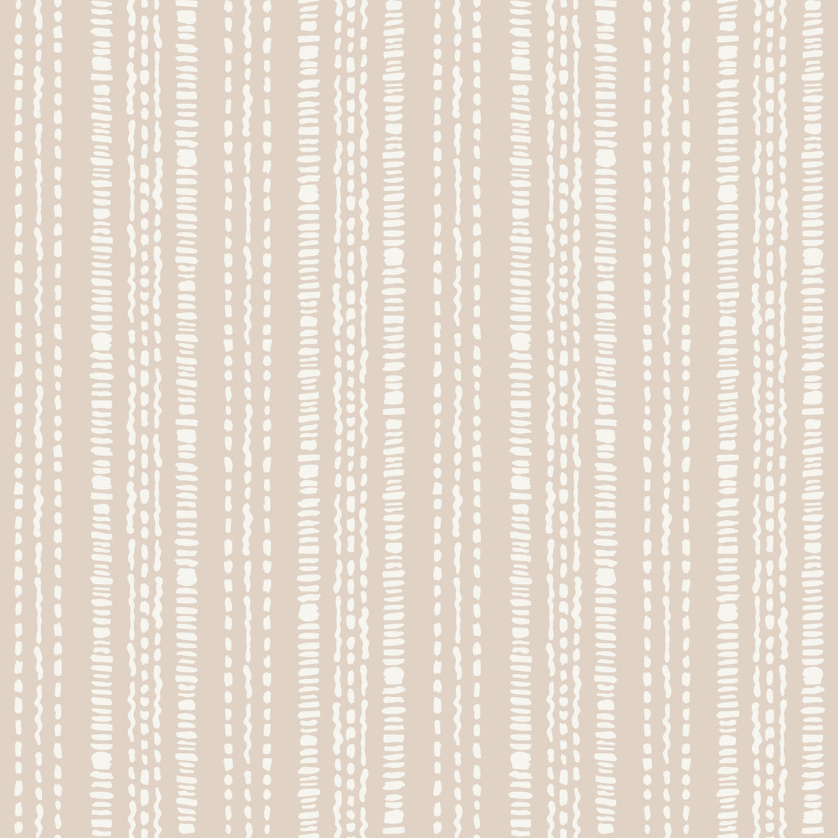 Subtle Creamy Beige Linear Motif Wallpaper⁠ in your room — zoomed