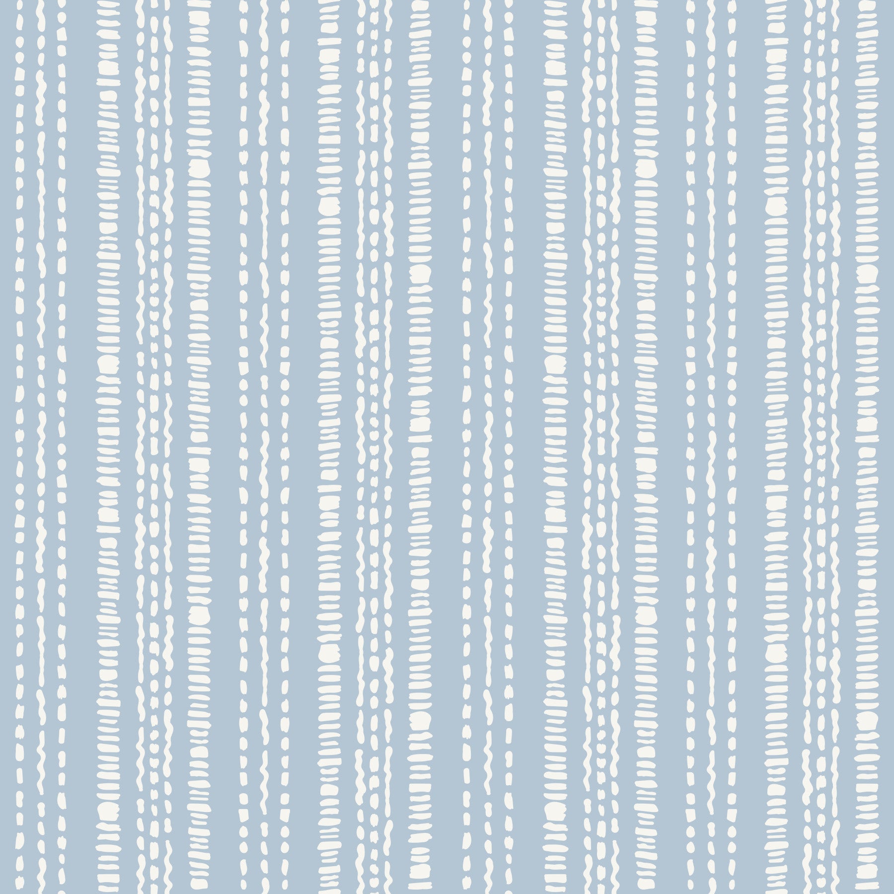 Cream and Indigo Linear Pattern Wallpaper⁠