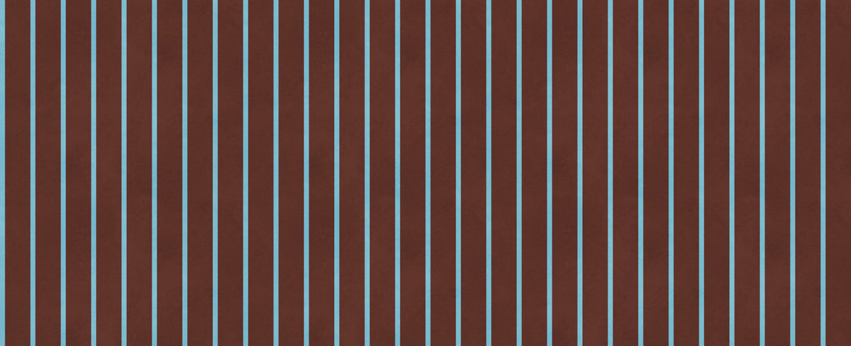 Rustic Earth and Sky Stripe Wall Mural in your room — zoomed