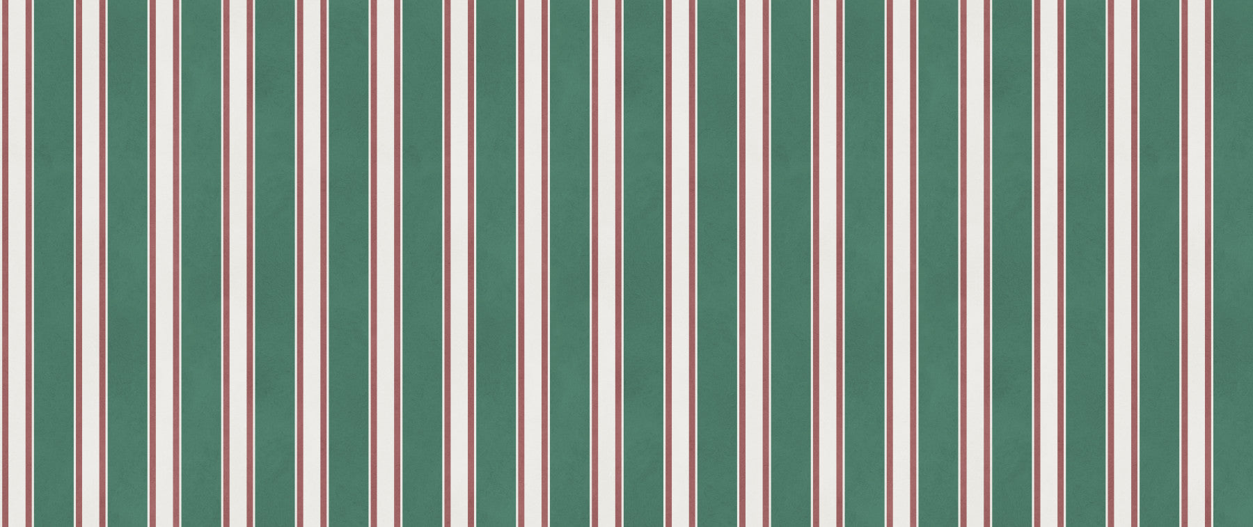 Classic Emerald Stripe Pattern Wall Mural