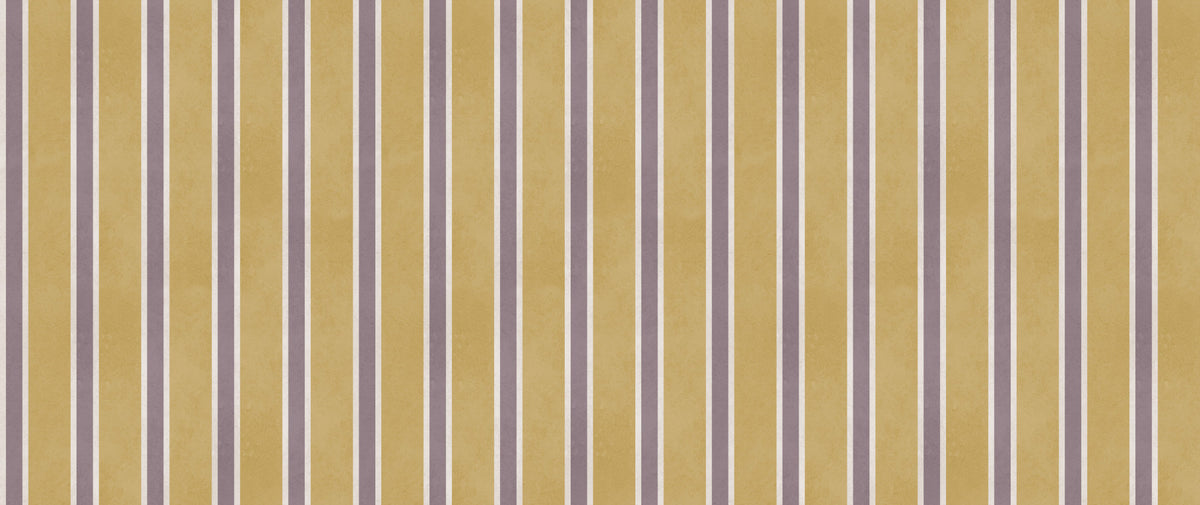 Vertical striped pattern in golden ochre wall mural in your room