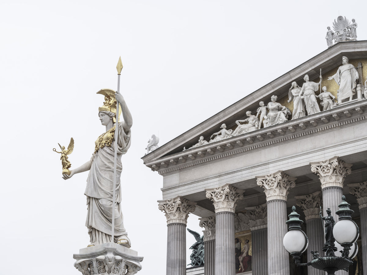 Athena Classical Statue Architecture Wall Mural in your room