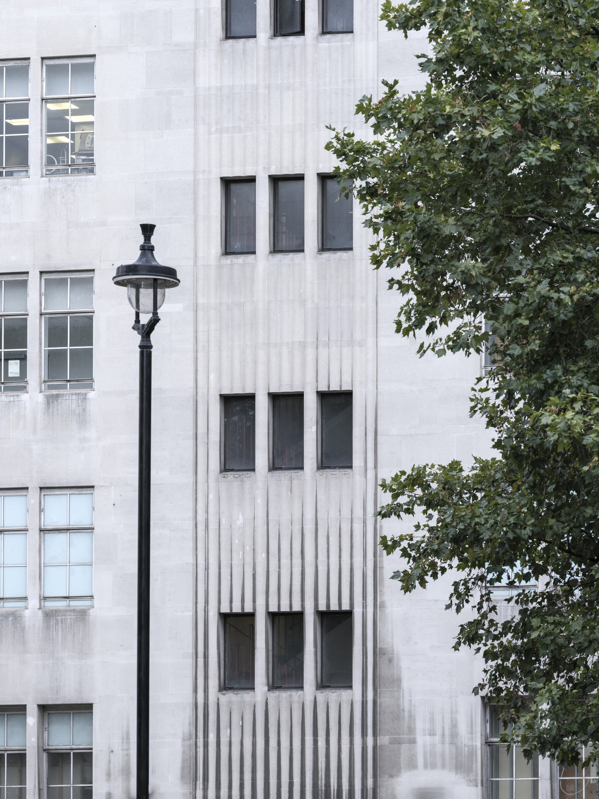 Urban Facade Geometry Wall Mural in your room — zoomed