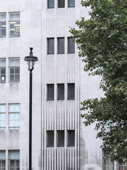 Urban Facade Geometry Wall Mural