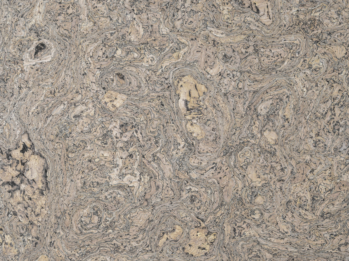 Natural Cork Grain Texture Wall Mural in your room — zoomed