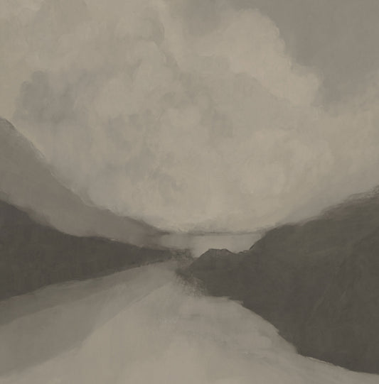 Ethereal Valley Mist Wall Mural