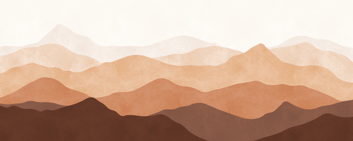 Abstract Desert Dunes Wall Mural in your room