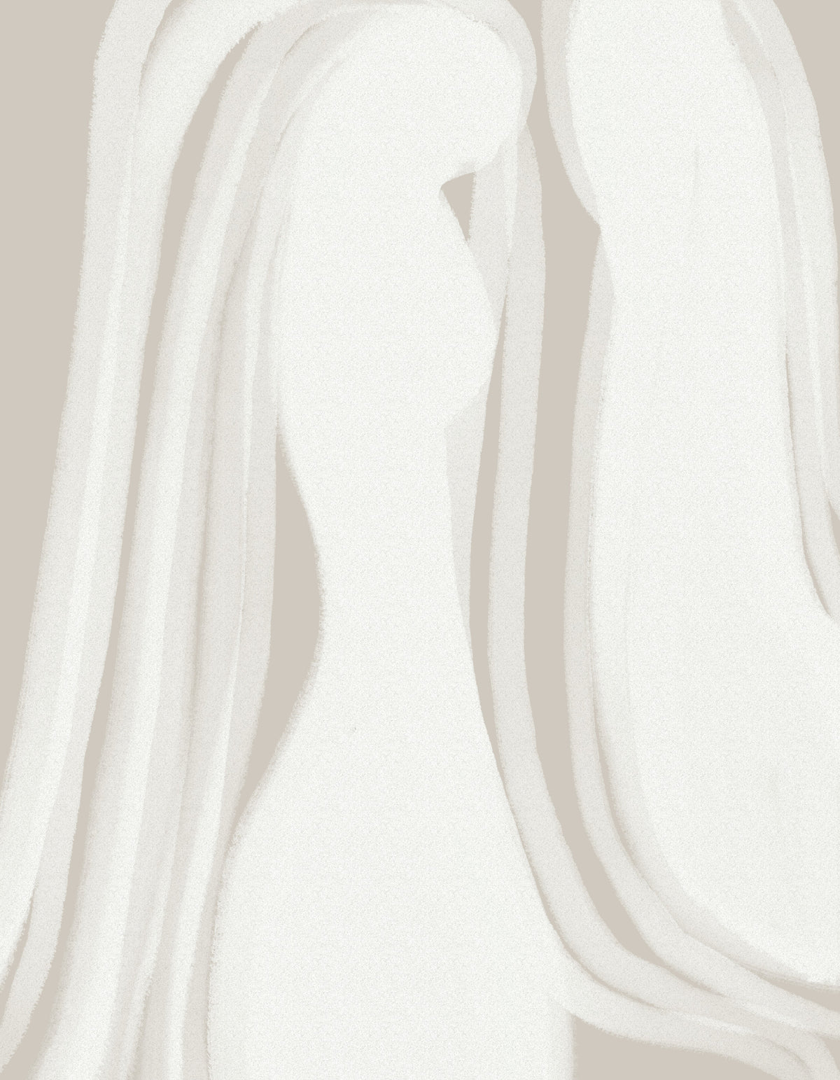 Flowing Brushstroke Hues Wall Mural in your room — zoomed