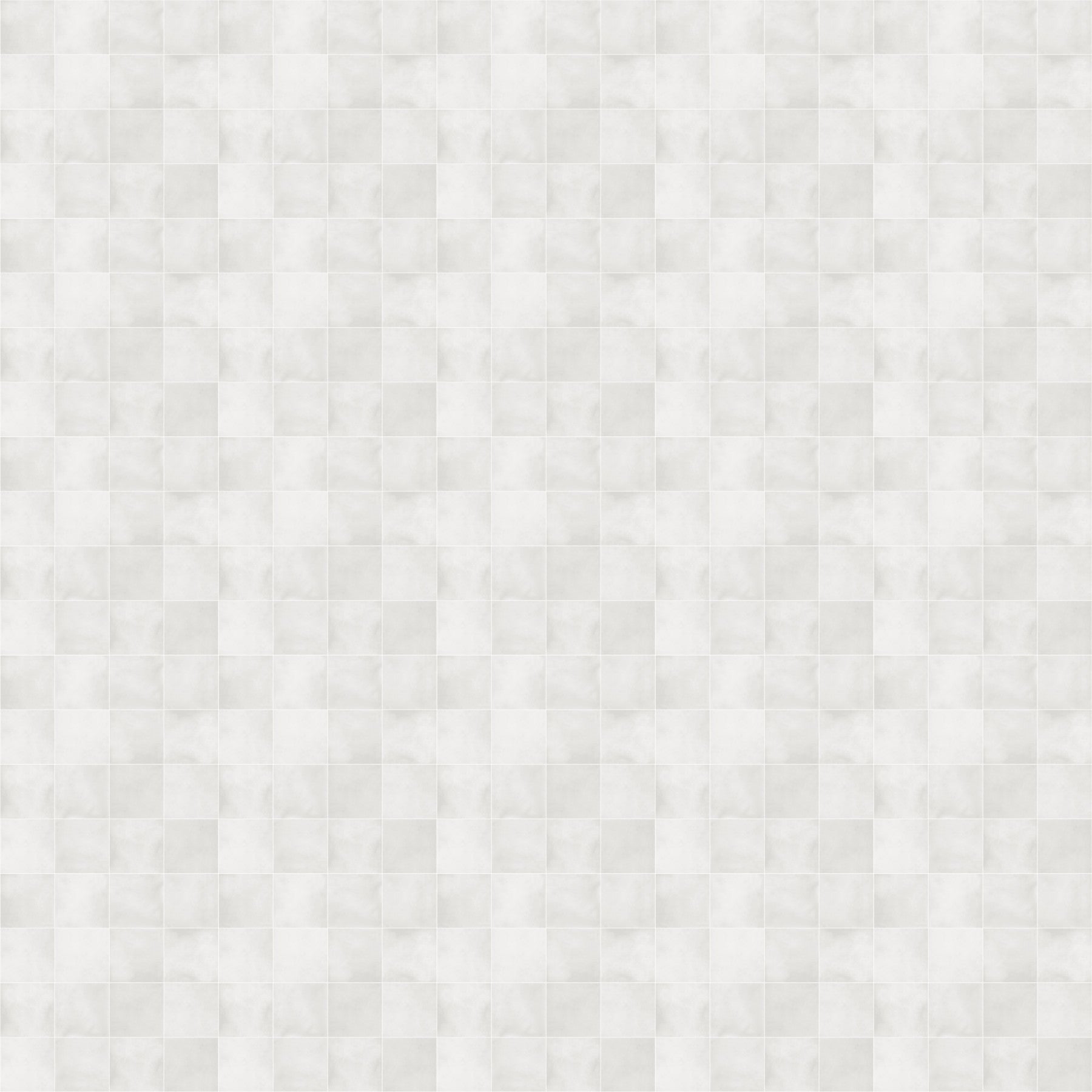 Zellige Style Square Tiles - Ghost Wallpaper⁠