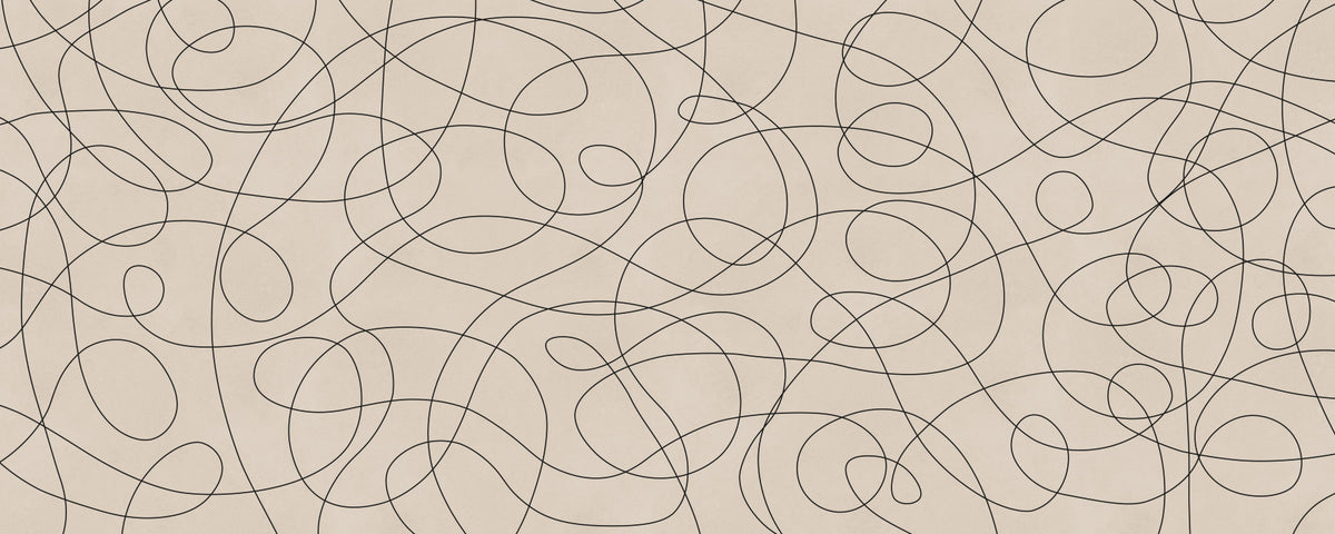 Abstract Ink Flow Pattern Wall Mural in your room