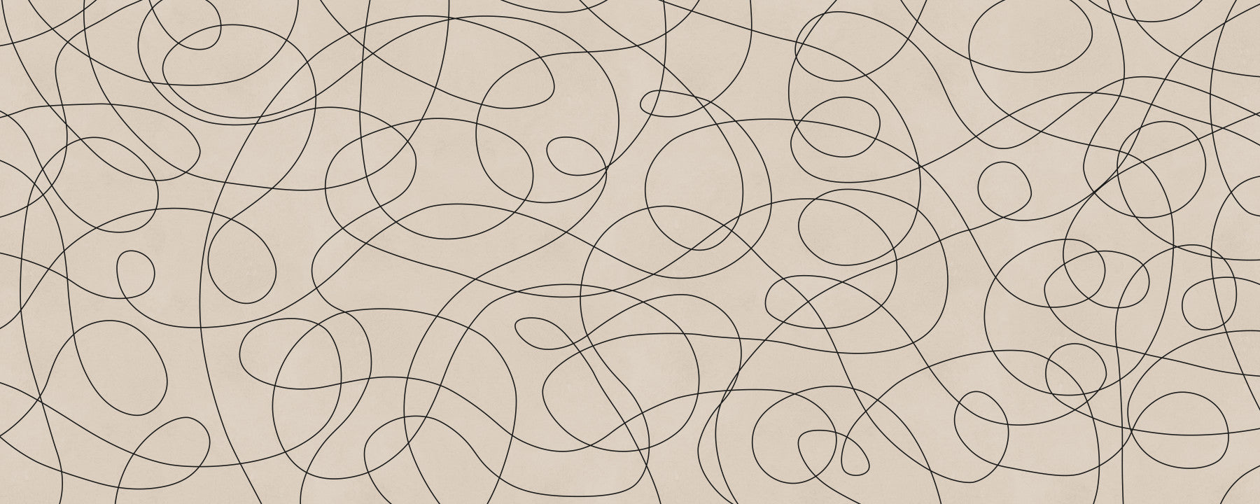 Abstract Ink Flow Pattern Wall Mural