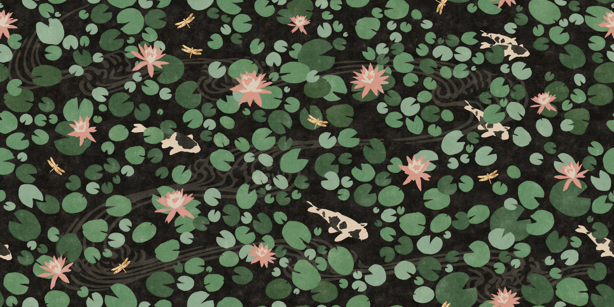 Lily Pad Pond Wallpaper⁠