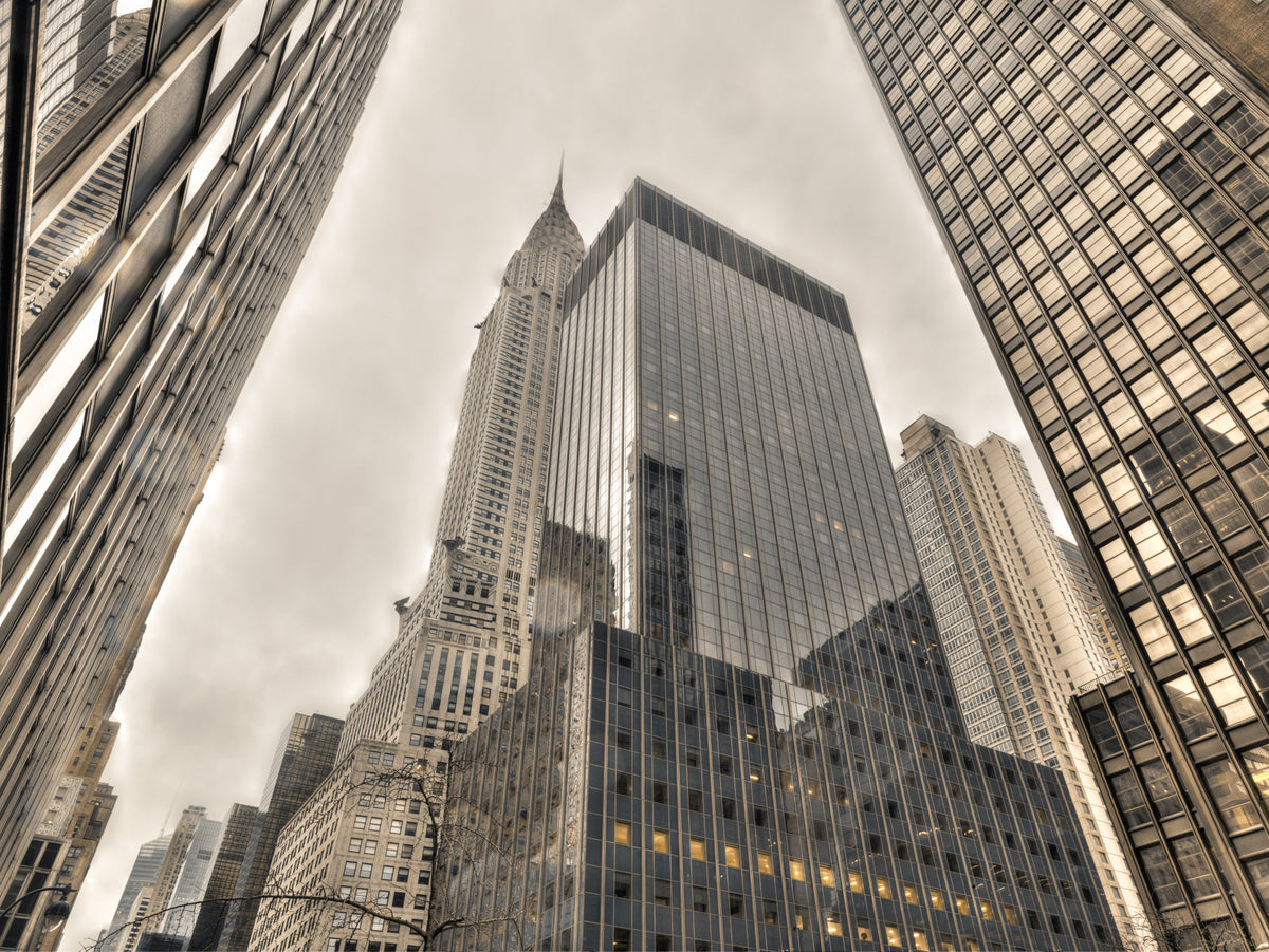 Architectural Heights and Spire Wall Mural in your room — zoomed