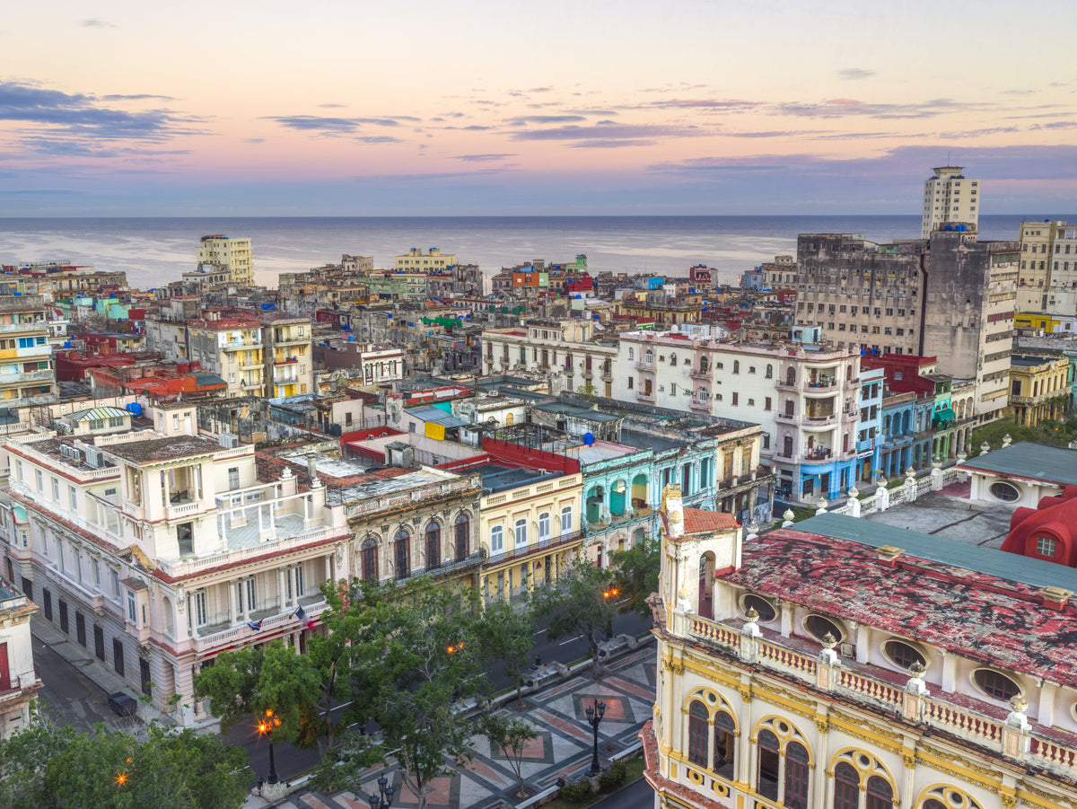 Colonial Havana Sunset Vista Wall Mural