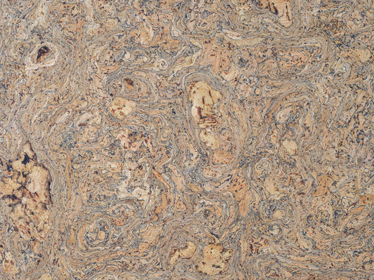 Rustic Swirling Bark Motif Wall Mural