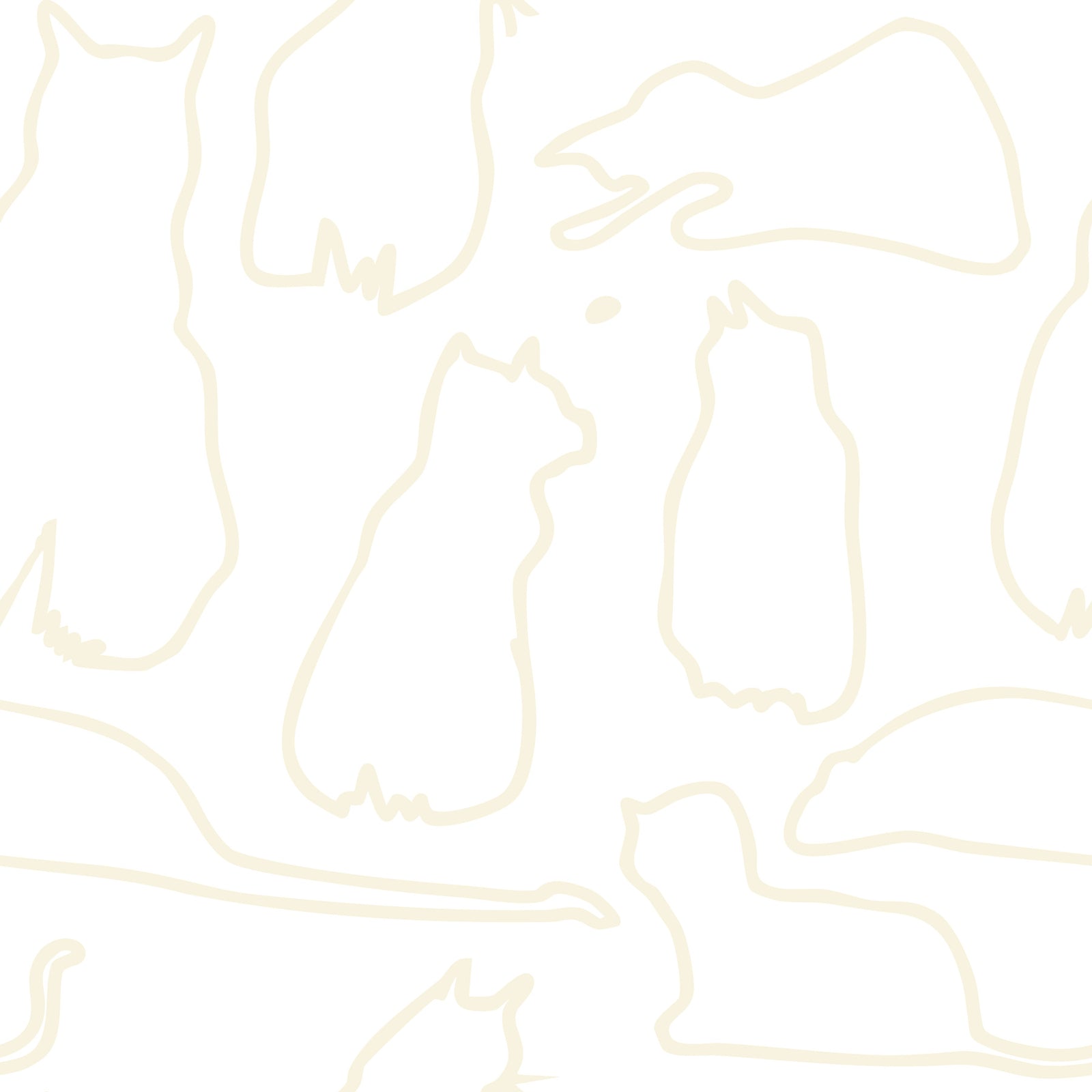 Munki and the Spot - Milk & Cream Wallpaper⁠