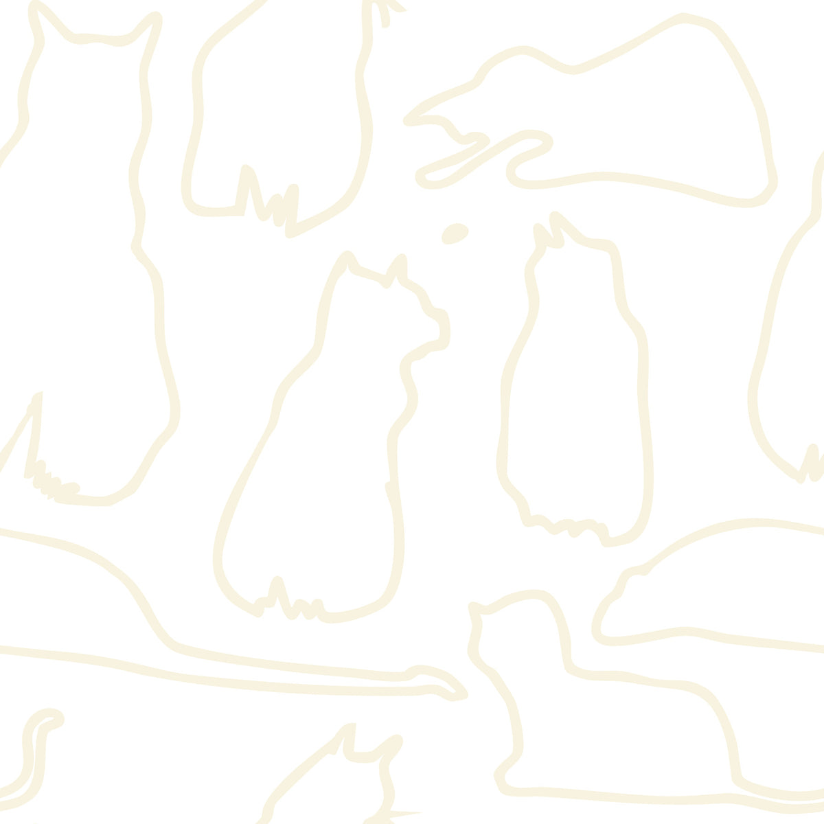 Munki and the Spot - Milk & Cream Wallpaper⁠ in your room — zoomed