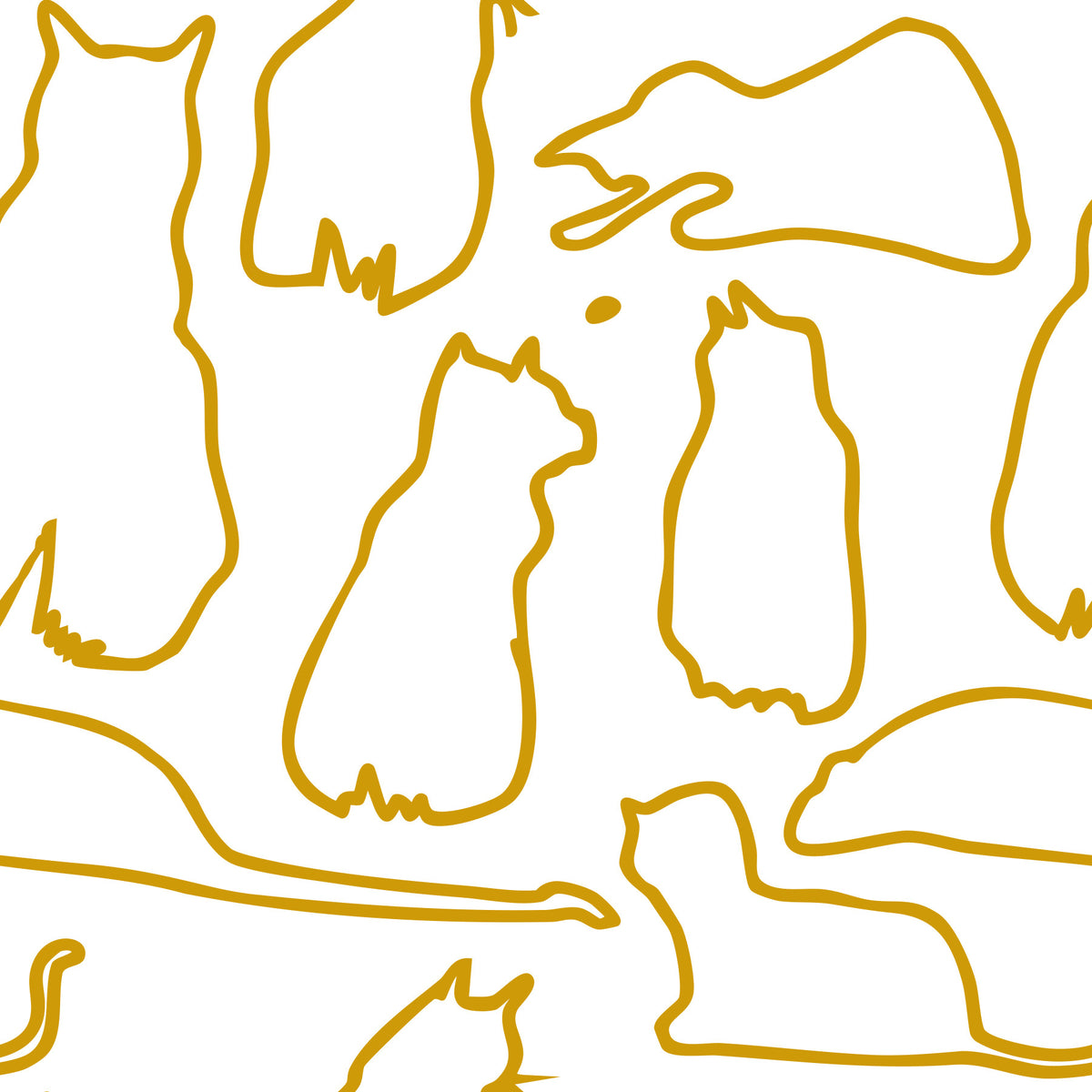 Munki and the Spot - Mustard Wallpaper⁠ in your room — zoomed