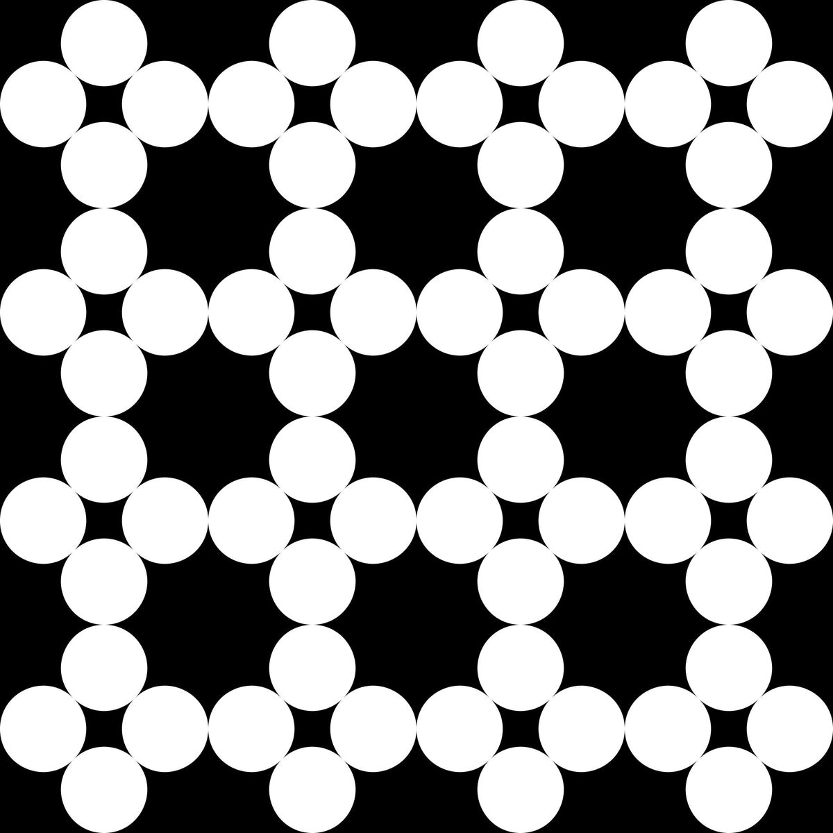 Minimalist Dot Grid Geometry Wallpaper⁠ in your room