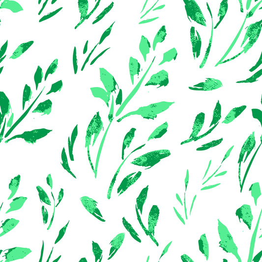 Hand-Drawn Greenery Garden Wallpaper⁠