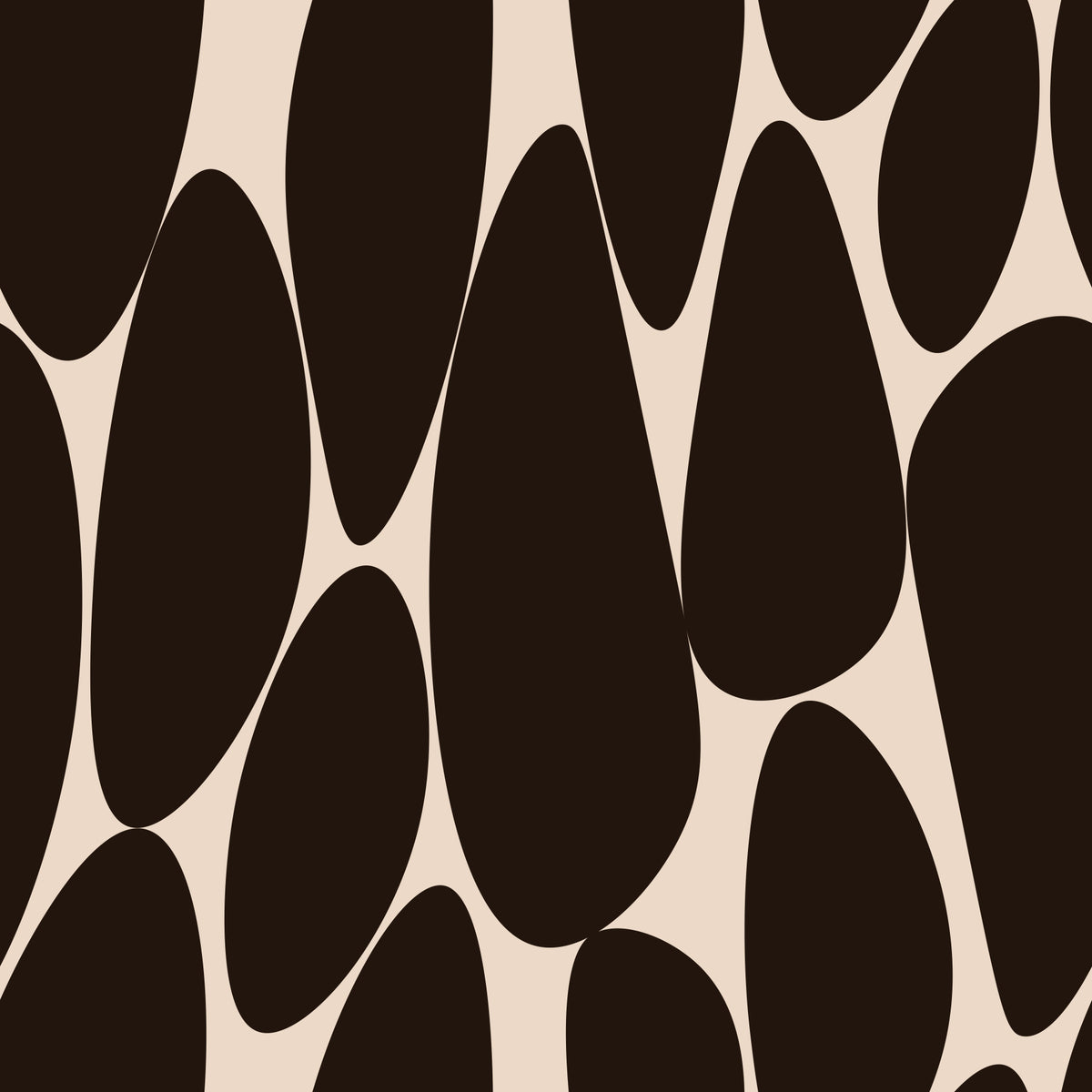 Contemporary Flowing Shapes Wallpaper⁠ in your room