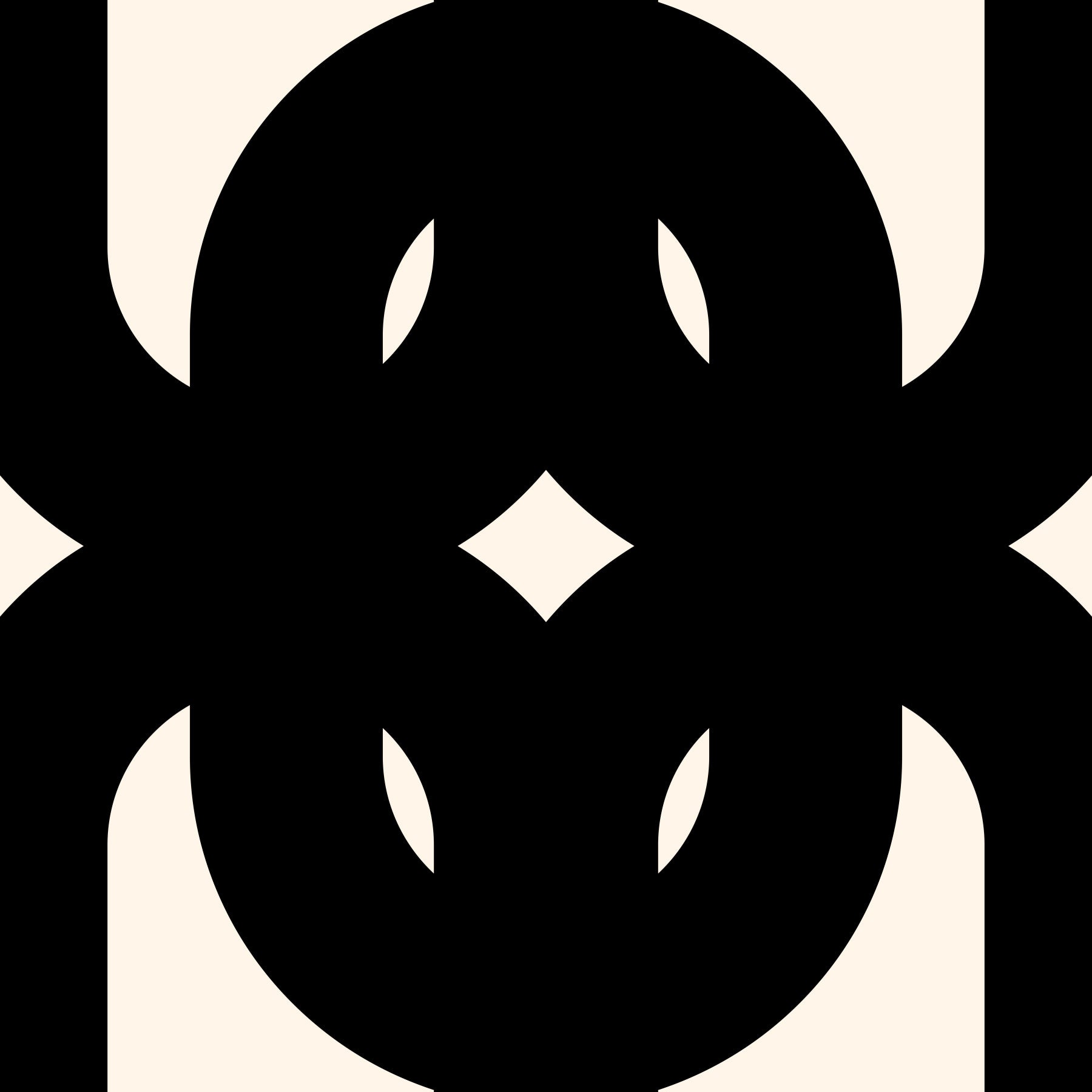 Graphic Modern Interlocking Pattern Wallpaper⁠