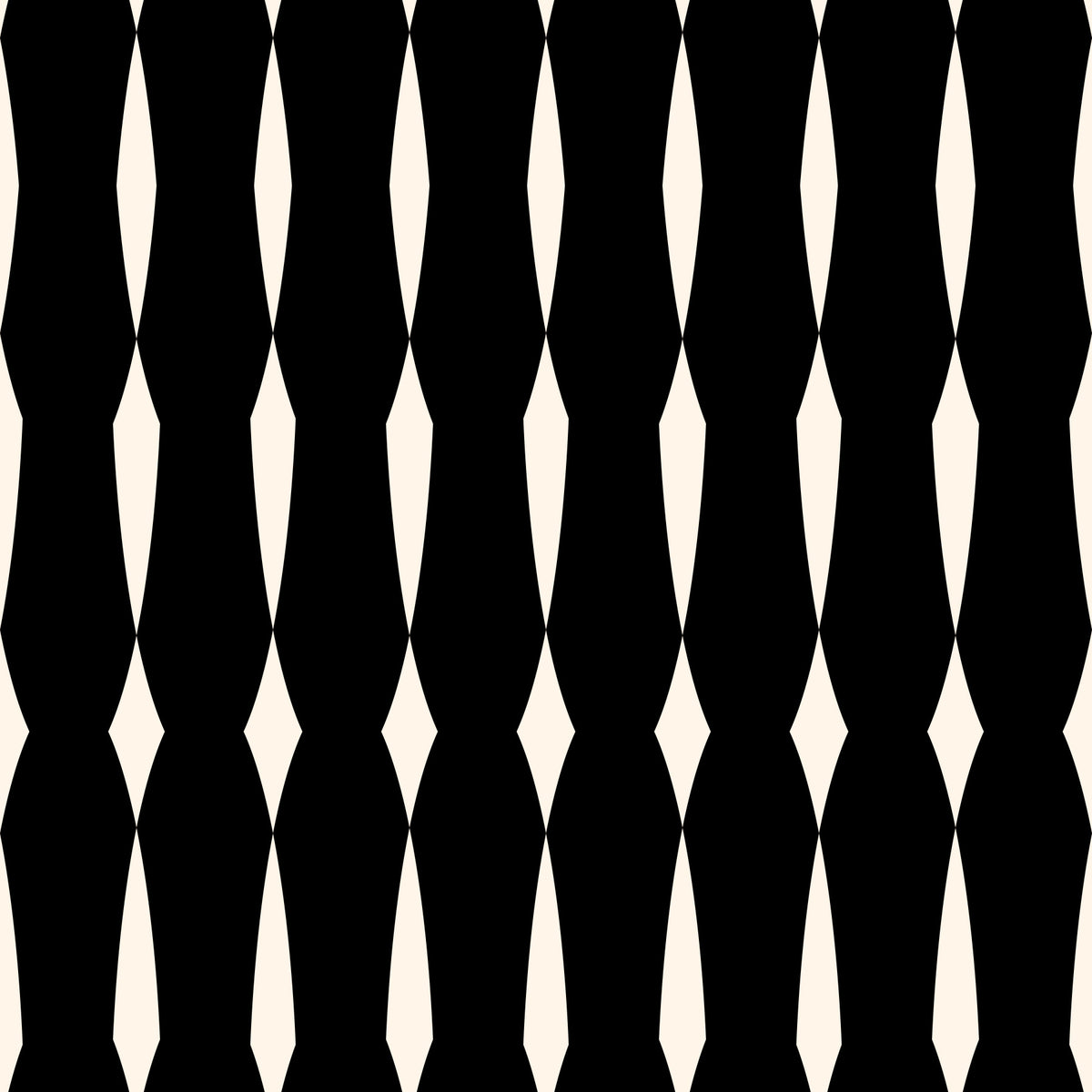 Monochromatic Geometric Column Pattern Wallpaper⁠ in your room — zoomed