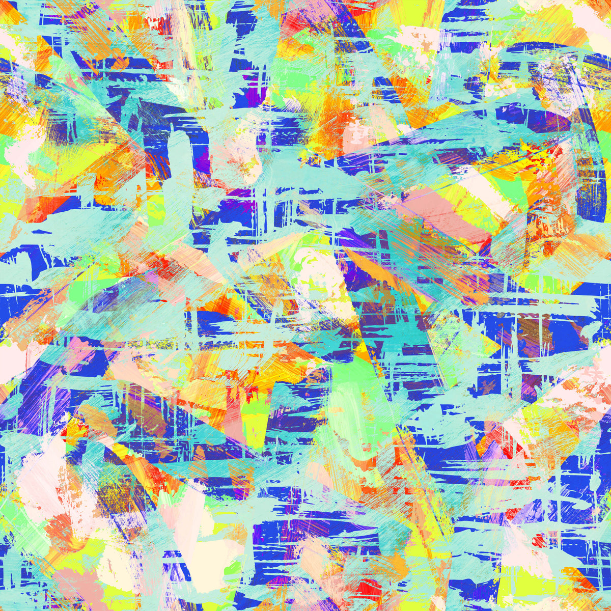 Vibrant Abstract Brushstroke Energy Wallpaper⁠ in your room — zoomed