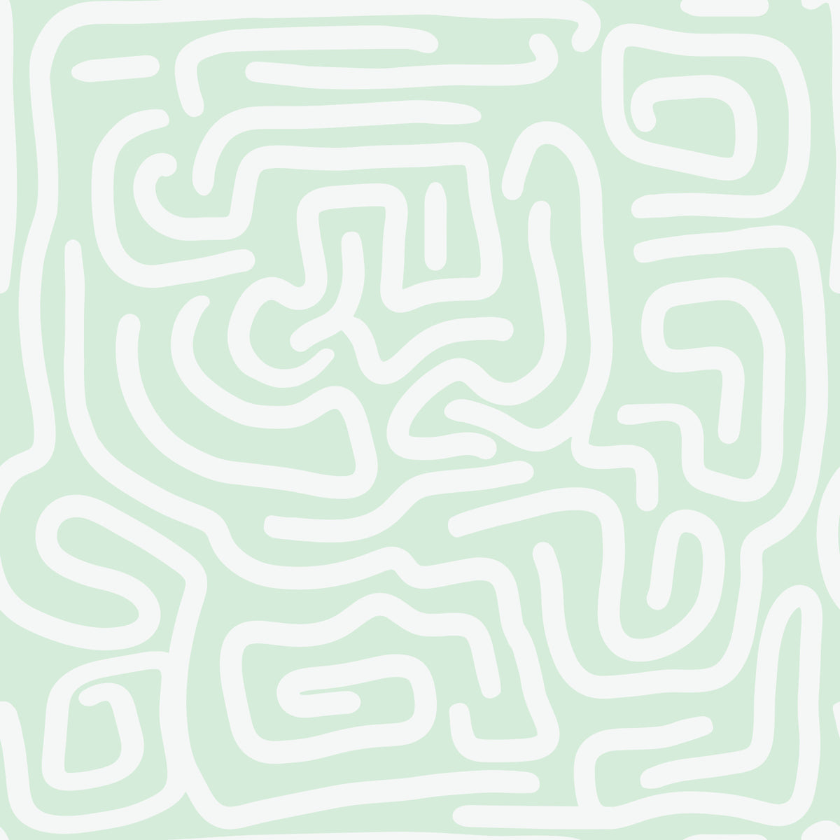 Abstract Mint Flow Wallpaper⁠ in your room — zoomed