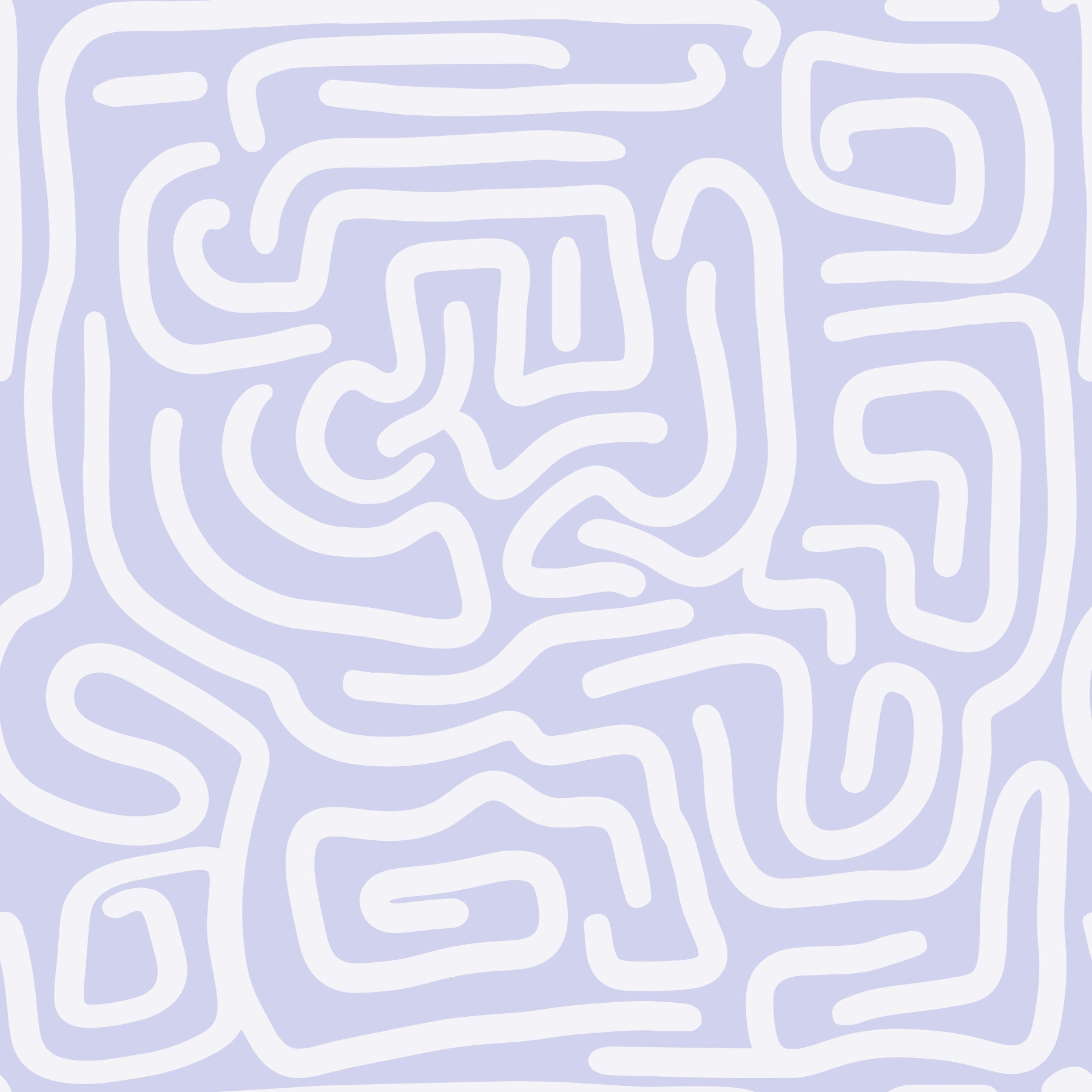 Minimalist Violet Maze Pattern Wallpaper⁠