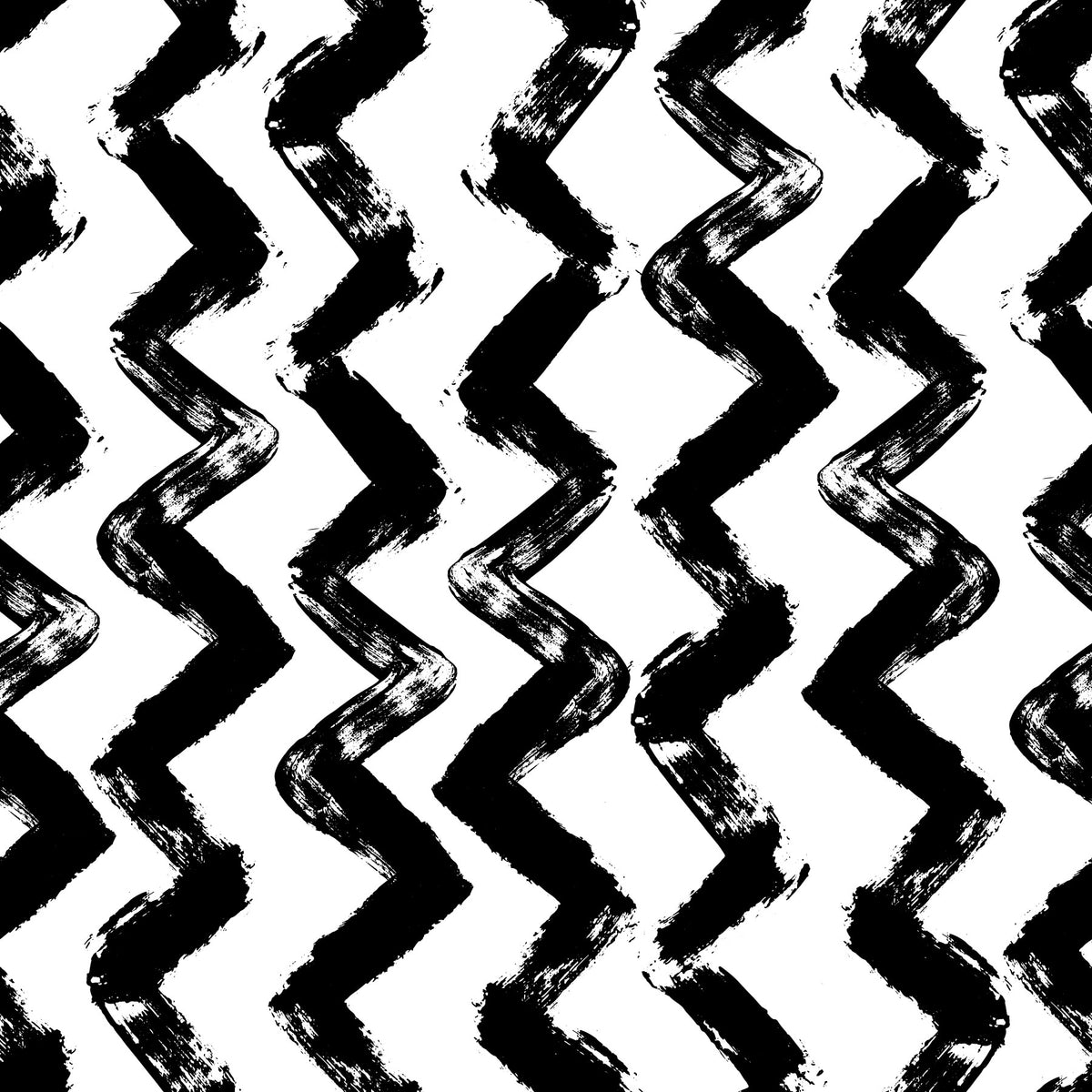 Monochrome Chevron Brushstrokes Wallpaper⁠ in your room