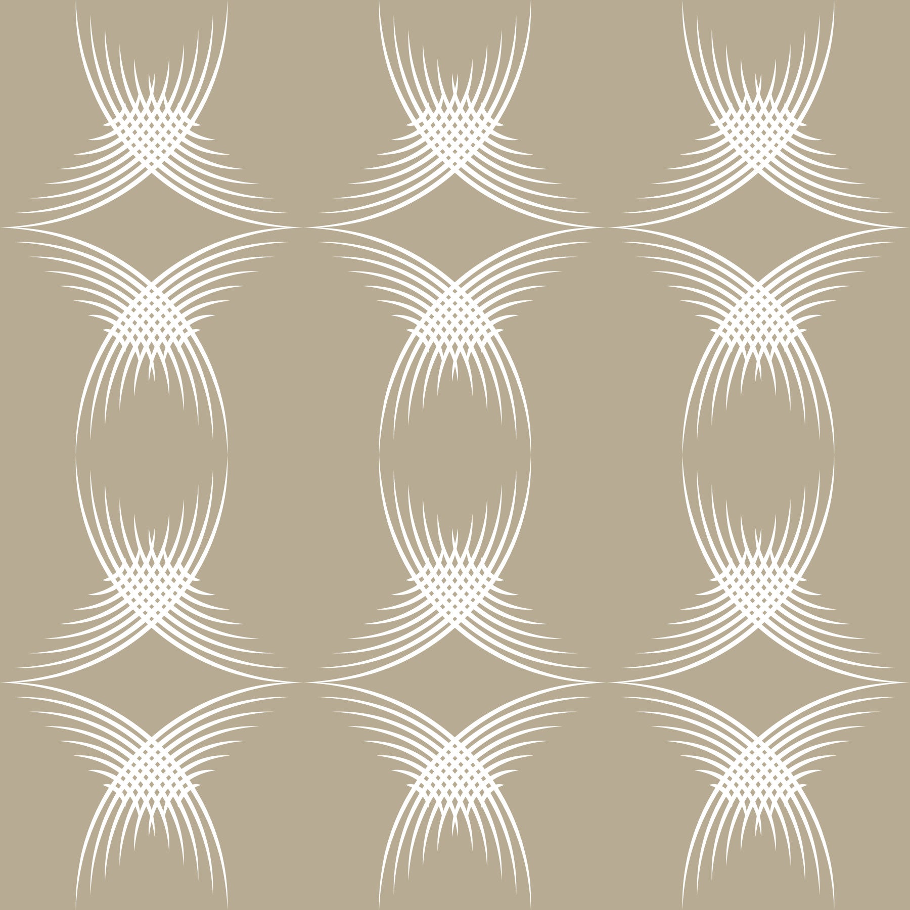 Interwoven Arcs Linear Pattern Wallpaper⁠